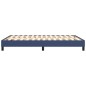 vidaXL Estructura de cama box spring tela azul 140x200 cm vidaXL Estructura de cama box spring tela azul 140x200 cm
