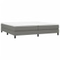 vidaXL Estructura de cama box spring tela gris oscuro 200x200 cm vidaXL Estructura de cama box spring tela gris oscuro 200x200 cm