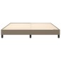 vidaXL Estructura de cama box spring tela gris taupe 180x200 cm vidaXL Estructura de cama box spring tela gris taupe 180x200 cm