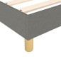 vidaXL Estructura de cama box spring tela gris oscuro 140x190 cm vidaXL Estructura de cama box spring tela gris oscuro 140x190 cm