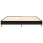 vidaXL Estructura de cama box spring tela negro 160x200 cm vidaXL Estructura de cama box spring tela negro 160x200 cm