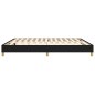 vidaXL Estructura de cama box spring tela negro 160x200 cm vidaXL Estructura de cama box spring tela negro 160x200 cm