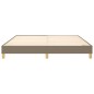 vidaXL Estructura de cama box spring tela gris taupe 160x200 cm vidaXL Estructura de cama box spring tela gris taupe 160x200 cm