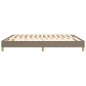 vidaXL Estructura de cama box spring tela gris taupe 160x200 cm vidaXL Estructura de cama box spring tela gris taupe 160x200 cm