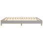 vidaXL Estructura de cama box spring tela gris claro 180x200 cm