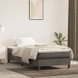 vidaXL Estructura de cama box spring terciopelo gris oscuro 90x190 cm