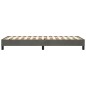 vidaXL Estructura de cama box spring terciopelo gris oscuro 90x190 cm
