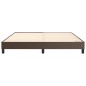 vidaXL Estructura de cama box spring cuero sintético marrón 160x200 cm vidaXL Estructura de cama box spring cuero sintético marrón 160x200 cm