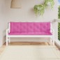 vidaXL Cojines de banco de jardín 2 uds tela Oxford rosa vidaXL Cojines de banco de jardín 2 uds tela Oxford rosa