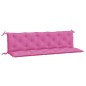 vidaXL Cojines de banco de jardín 2 uds tela Oxford rosa vidaXL Cojines de banco de jardín 2 uds tela Oxford rosa