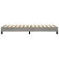 vidaXL Estructura de cama box spring terciopelo gris claro 100x200 cm vidaXL Estructura de cama box spring terciopelo gris claro 100x200 cm