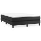 vidaXL Estructura de cama box spring cuero sintético negro 140x200 cm vidaXL Estructura de cama box spring cuero sintético negro 140x200 cm