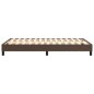 vidaXL Estructura de cama box spring cuero sintético marrón 120x200 cm vidaXL Estructura de cama box spring cuero sintético marrón 120x200 cm