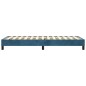 vidaXL Estructura de cama box spring terciopelo azul oscuro 80x200 cm vidaXL Estructura de cama box spring terciopelo azul oscuro 80x200 cm