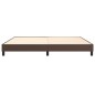 vidaXL Estructura de cama box spring cuero sintético marrón 200x200 cm vidaXL Estructura de cama box spring cuero sintético marrón 200x200 cm