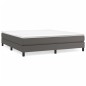 vidaXL Estructura de cama box spring cuero sintético gris 180x200 cm vidaXL Estructura de cama box spring cuero sintético gris 180x200 cm