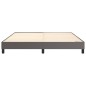 vidaXL Estructura de cama box spring cuero sintético gris 180x200 cm vidaXL Estructura de cama box spring cuero sintético gris 180x200 cm