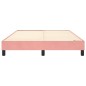 vidaXL Estructura de cama box spring terciopelo rosa 140x200 cm vidaXL Estructura de cama box spring terciopelo rosa 140x200 cm