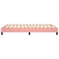 vidaXL Estructura de cama box spring terciopelo rosa 140x200 cm vidaXL Estructura de cama box spring terciopelo rosa 140x200 cm