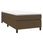 vidaXL Estructura de cama box spring tela marrón 90x190 cm vidaXL Estructura de cama box spring tela marrón 90x190 cm
