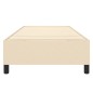 vidaXL Estructura de cama box spring tela color crema 90x190 cm vidaXL Estructura de cama box spring tela color crema 90x190 cm