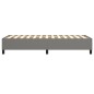 vidaXL Estructura de cama box spring tela gris oscuro 90x200 cm vidaXL Estructura de cama box spring tela gris oscuro 90x200 cm