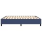 vidaXL Estructura de cama box spring tela azul 180x200 cm vidaXL Estructura de cama box spring tela azul 180x200 cm