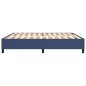 vidaXL Estructura de cama box spring tela azul 200x200 cm vidaXL Estructura de cama box spring tela azul 200x200 cm
