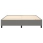 vidaXL Estructura de cama box spring tela gris oscuro 160x200 cm vidaXL Estructura de cama box spring tela gris oscuro 160x200 cm