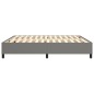 vidaXL Estructura de cama box spring tela gris oscuro 160x200 cm vidaXL Estructura de cama box spring tela gris oscuro 160x200 cm