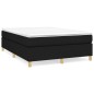 vidaXL Estructura de cama box spring tela negro 140x190 cm vidaXL Estructura de cama box spring tela negro 140x190 cm