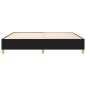 vidaXL Estructura de cama box spring tela negro 140x190 cm vidaXL Estructura de cama box spring tela negro 140x190 cm