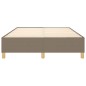 vidaXL Estructura de cama box spring tela gris taupe 140x190 cm vidaXL Estructura de cama box spring tela gris taupe 140x190 cm