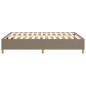 vidaXL Estructura de cama box spring tela gris taupe 140x190 cm vidaXL Estructura de cama box spring tela gris taupe 140x190 cm