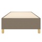 vidaXL Estructura de cama box spring tela gris taupe 100x200 cm vidaXL Estructura de cama box spring tela gris taupe 100x200 cm