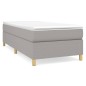vidaXL Estructura de cama box spring tela gris claro 90x200 cm vidaXL Estructura de cama box spring tela gris claro 90x200 cm