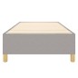 vidaXL Estructura de cama box spring tela gris claro 90x200 cm vidaXL Estructura de cama box spring tela gris claro 90x200 cm