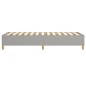 vidaXL Estructura de cama box spring tela gris claro 90x200 cm vidaXL Estructura de cama box spring tela gris claro 90x200 cm
