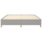 vidaXL Estructura de cama box spring tela gris claro 160x200 cm vidaXL Estructura de cama box spring tela gris claro 160x200 cm