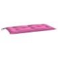vidaXL Cojín para banco de jardín tela rosa 110x50x7 cm vidaXL Cojín para banco de jardín tela rosa 110x50x7 cm