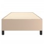 vidaXL Estructura cama box spring cuero sintético capuchino 80x200 cm vidaXL Estructura cama box spring cuero sintético capuchino 80x200 cm