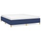 vidaXL Estructura de cama box spring tela azul 180x200 cm vidaXL Estructura de cama box spring tela azul 180x200 cm