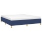 vidaXL Estructura de cama box spring tela azul 180x200 cm vidaXL Estructura de cama box spring tela azul 180x200 cm