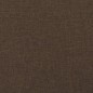 vidaXL Estructura de cama box spring tela marrón oscuro 200x200 cm