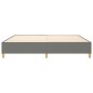 vidaXL Estructura de cama box spring tela gris oscuro 140x200 cm vidaXL Estructura de cama box spring tela gris oscuro 140x200 cm