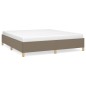 vidaXL Estructura de cama box spring tela gris taupe 180x200 cm vidaXL Estructura de cama box spring tela gris taupe 180x200 cm