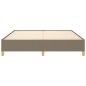 vidaXL Estructura de cama box spring tela gris taupe 180x200 cm vidaXL Estructura de cama box spring tela gris taupe 180x200 cm