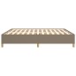 vidaXL Estructura de cama box spring tela gris taupe 180x200 cm vidaXL Estructura de cama box spring tela gris taupe 180x200 cm