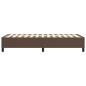 vidaXL Estructura de cama box spring cuero sintético marrón 80x200 cm vidaXL Estructura de cama box spring cuero sintético marrón 80x200 cm