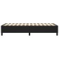 vidaXL Estructura de cama box spring cuero sintético negro 90x190 cm vidaXL Estructura de cama box spring cuero sintético negro 90x190 cm